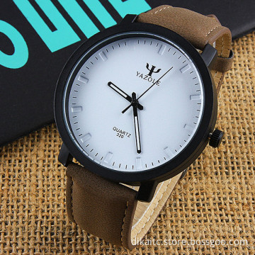 2021 YAZOLE 320 Hot Sell Couple Watch Practical Luminous Hands Clock Simple Fashion Leisure Quartz Wristwatch for Lovers Gifts